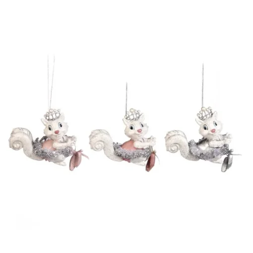 Ballerina Squirrel Ornament 3 Assorted B 97962