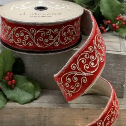D. Stevens Velvet Mini Swirl Ribbon