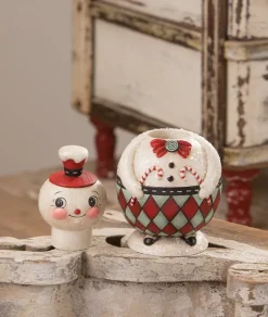 Double Cane Conrad Jar JP1043 Bethany Lowe