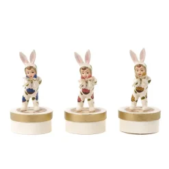 Flower Bunny Kid Box 3 Assorted B 96406