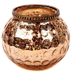 Glass and Metal Votive FI 10029