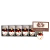 Glass Snowman Cardholder Box 6 P 36646