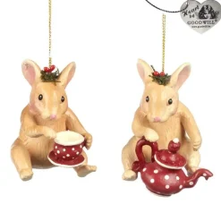 Goodill Belgium 2020 B 93155 Woodland Tea Time Mouse 2 Assorted