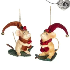 Goodill Belgium 2020 B 94504 Woodland Mouse With Leaf 2 Assorted