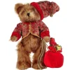 Goodwill Belgium Furry Santa Bear with Bag C 16010