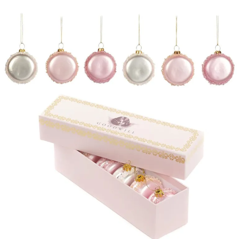 Goodwill Belgium TR 23096 Glass Macaroons Box of 6
