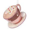 Goodwill Belgium YA 92331 Glass Cofee Cup Mug with Sprinkles