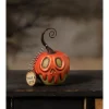 Green Apple With Orange Poison Ornament Mini