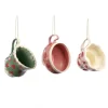 Heart Teacup Ornament 3 Assorted B 96413