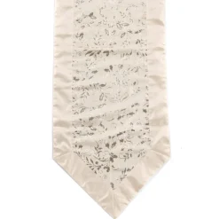 Holly Berry Table Runner Cream L 20259