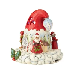 Jim Shore Hats Off to Christmas Magic (Lighted SantaÂ Hat) 4060107
