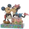 Jim Shore Kissing Booth Mickey & Minnie 6000970