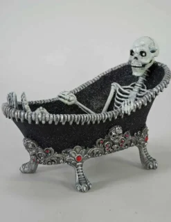 Katherine's Collection 28-828202 Dead and Breakfast Skeleton in the Bathtub