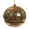 Katherine's Collection Glass Traditional Holly Ball Gold KC L 02-731179