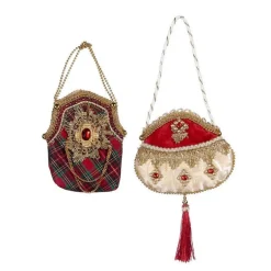 Katherine's Collection Purse Ornaments 2 Assorted KC BR 17-917544