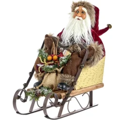 Katherine's Collection Santa in Woodland Sleigh KC C 18-741669