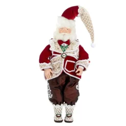 Katherine's Collection Sweet Xmas Santa Doll Red/Brown 28-828252 28-828252