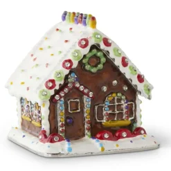 K&K Interiors 53169A - Gingerbread Hinged Jewelry Box