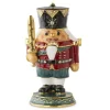 K&K Interiors 53166A - Nutcracker Hinged Jewelry Box