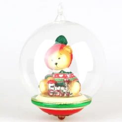 Komozja Family Mostowski Globe with teddy in a cap