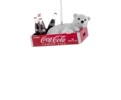 Kurt Adler 3.25" Resin Polar Bear Cub Ornament CC2132