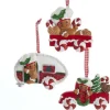 Kurt Adler H5552 Gingerbread Wagon Rv Pickup Truck3 Assorted