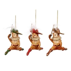Leaping Musketeer Cat 3 Assorted B 96103