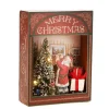 Led Light Santa/Tree Diorama Box Y 62405