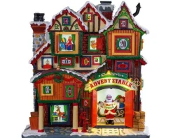 Lemax Dasher Advent Stable 95569 - Lemax Facade Collection