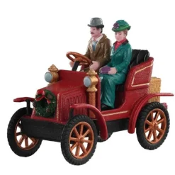 Lemax First Car In Town 93426 - Lemax Caddington Village