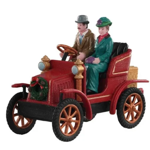 Lemax First Car In Town 93426 - Lemax Caddington Village