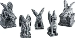 Lemax Gargoyles, Set Of 5 52124 Lemax Spooky Town