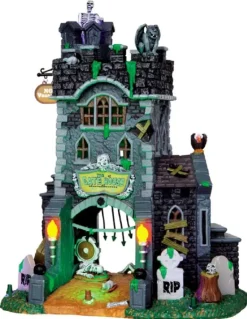 Lemax The Gate House At Haunted Meadows, With 4.5V Adaptor 45663 Lemax Spooky Town