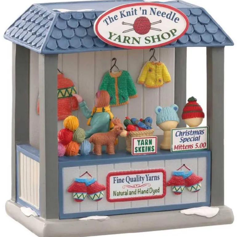 Lemax The Knit And Needle Yarn Shop 04760 - Lemax Christmas Village