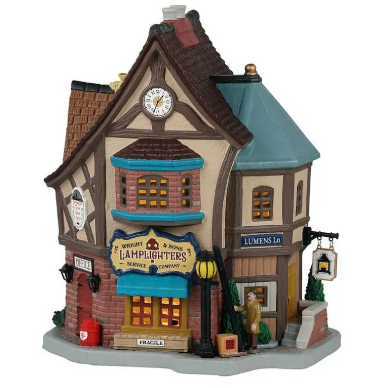 Lemax Village 2021 Wright & Sons Lamplighters 15790