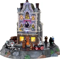 Lemax Village Undertaker, With 4.5V Adaptor 25335 Lemax Spooky Town