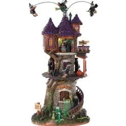 Lemax Witches Tower, With 4.5V Adaptor 85301 Lemax Spooky Town