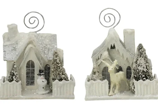 LG1770 Bethany Lowe Ivory Cottage Placecard Holder