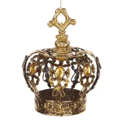 Metal Jewel Crown Ornament TR 27178