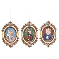 Paper Royal Animal Ornament 3 Assorted Y 63218