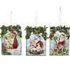 Paper Santa Postcard Y 28220