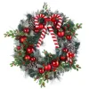 RAZ Imports Candy Cane Wreath W4002270