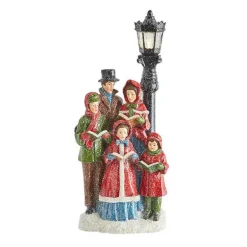 RAZ Imports Carolers With Lighted Lamppost 4018206