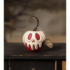 Red Apple With White Poison Ornament Mini LA2053 Bethany Lowe