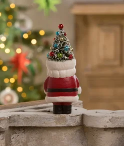 Retro Santa with Candy Cane and Tree Hat TL2370 Bethany Lowe