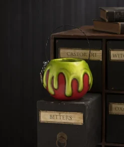 Small Red Apple With Green Poison Bucket LA1389 Bethany Lowe