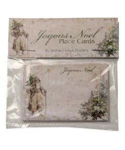 SN6814 Bethany Lowe A Peaceful Xmas Placecard