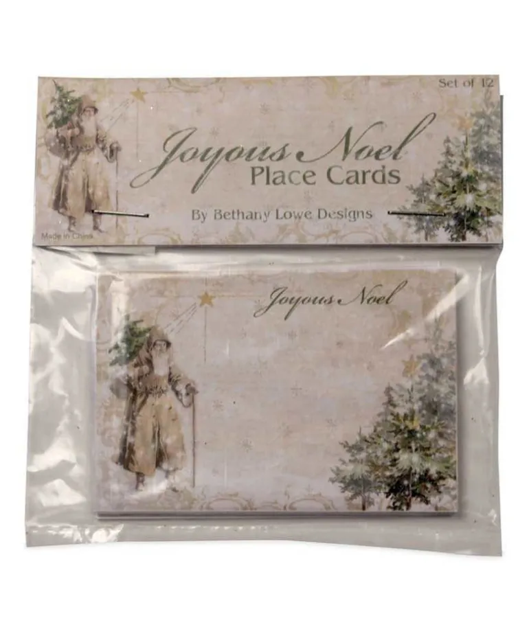 SN6814 Bethany Lowe A Peaceful Xmas Placecard