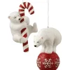 TD5062 Bethany Lowe Polar Bear Fun Ornament 2 Assorted