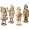 TD6103 Bethany Lowe Mini Tradtional Snow Child Christmas Ornaments